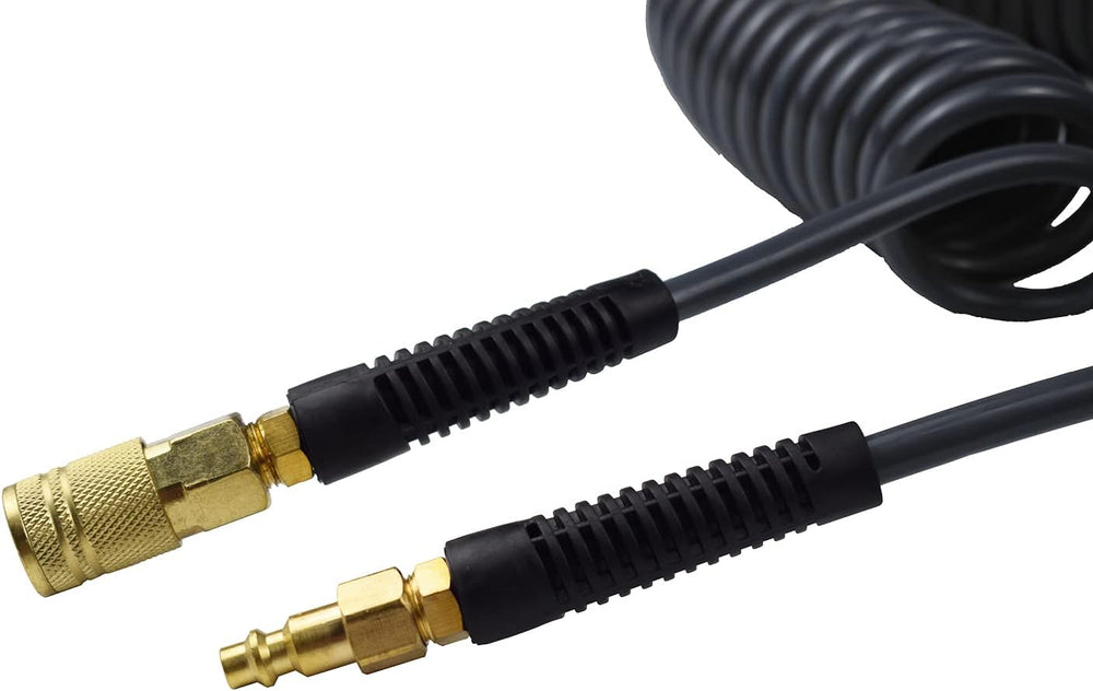 YOTOO 5 Pack Polyurethane Recoil Air Hose, Air Compressor Hose 1/4" Inne...