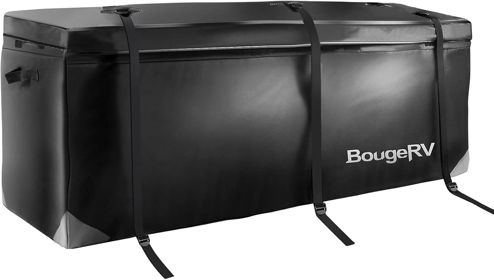 BougeRV Hitch Cargo Carrier Bag Waterproof/Rainproof for Car Truck SUV Vans R...