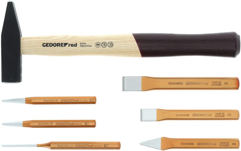 GEDORE - R22150019 RED Hammer/Chisel Set 2/6 CT-Module 7pcs