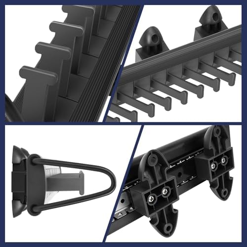 Sliding Tie Rack Hanger for Closet, 20 Tie Pull Out Belt Rack Organizer