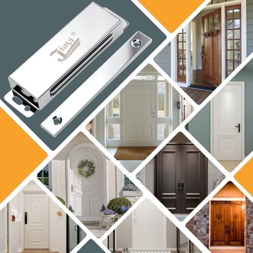 Jiayi Magnetic Cabinet Door Catches 2 Pack Heavy Duty Magnetic Door Latch 110...