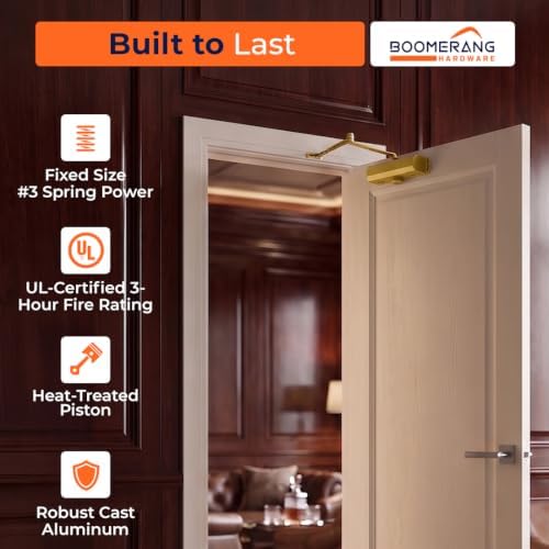 Boomerang D703 Medium-Duty Designer Auto Commercial Door Closer