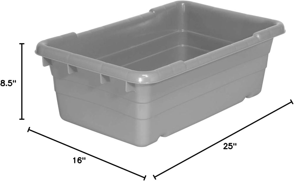 Buckhorn JL2516096801000 Jumbo Lug Plastic Nest and Cross Stack Akro-Tub Tote...