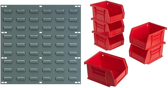 Akro-Mils 30618 Heavy Duty Wall Mount Garage Storage Steel Louvered Panel | (...