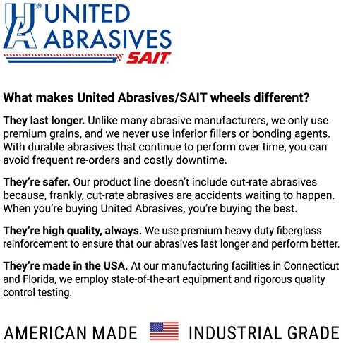 United Abrasives-SAIT 22047 A60S General Purpose Cut-Off Wheel (Type 27/Type ...