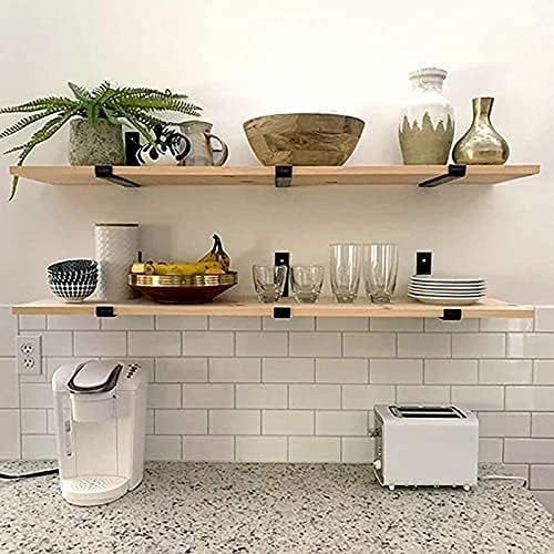 WEKIS Shelf Bracket, Heavy Duty Floating Shelf Brackets 10-Inch Long, 8-Pack ...