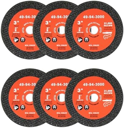 49-94-3000 3" Metal Cut Off Wheel Replacement fits milwau-kee Angle Grinder