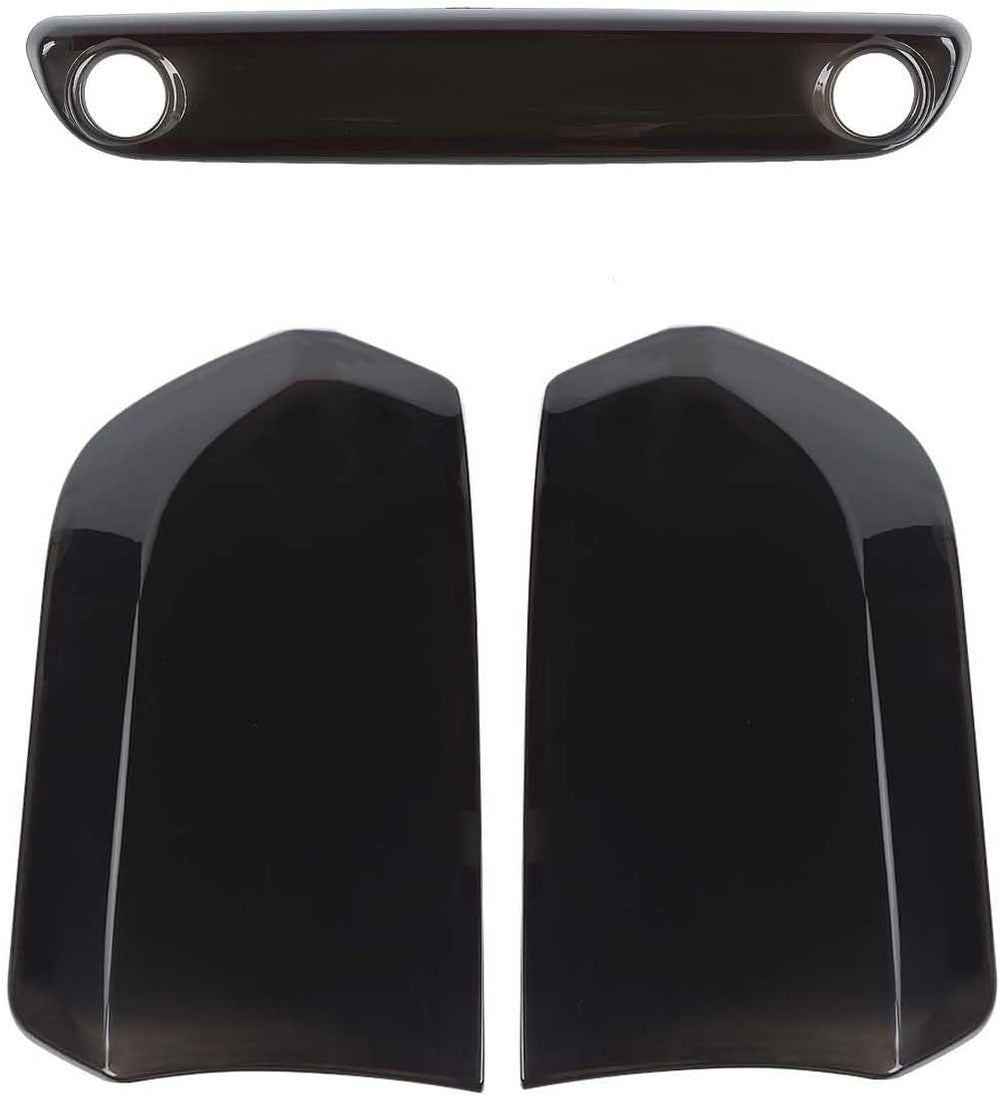 JeCar Smoked Tail Light Cover 3rd Third Brake Light Cover Trim Guards for 201...