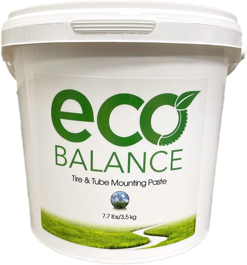 ECO-EP8 Tire/Tube 7.7lb Mounting Paste Bucket, Petroleum-Free Tire Changing L...