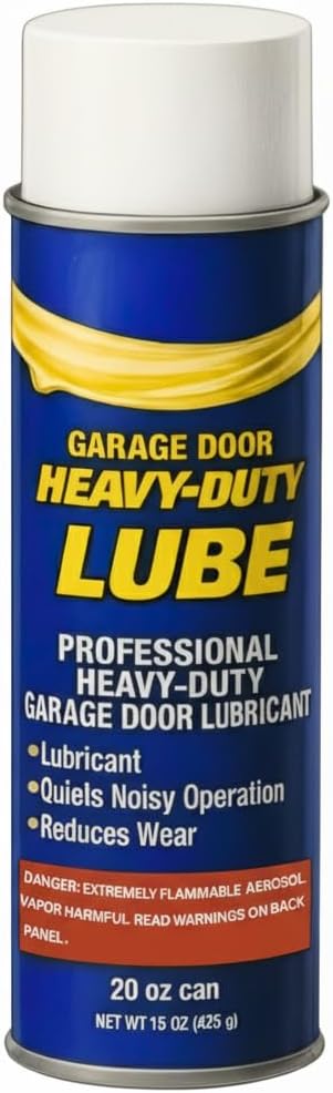 Premium Heavy-Duty Garage Door Lubricant 20oz โ Long-Lasting, Multi-Purpose R...