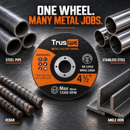 208 Pack Cut Off Wheels - 4 1/2 Inch Metal and Stainless Steel Cutting Wheel ...