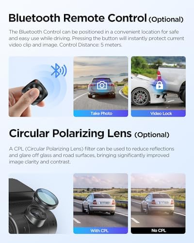 【Bundle: VIOFO A229 Plus 2CH + CPL】 VIOFO A229 Plus Dash Cam with Dual STARVI...