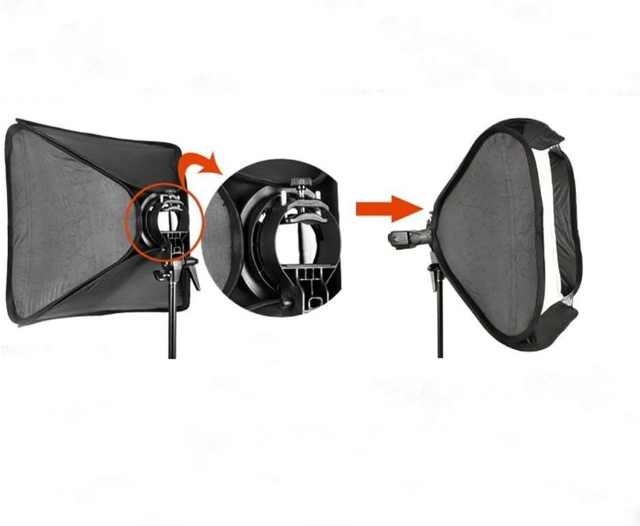 GODOX 24 * 24"/60x60cm Foldable Softbox kit with S-Type Bracket Bowens M...