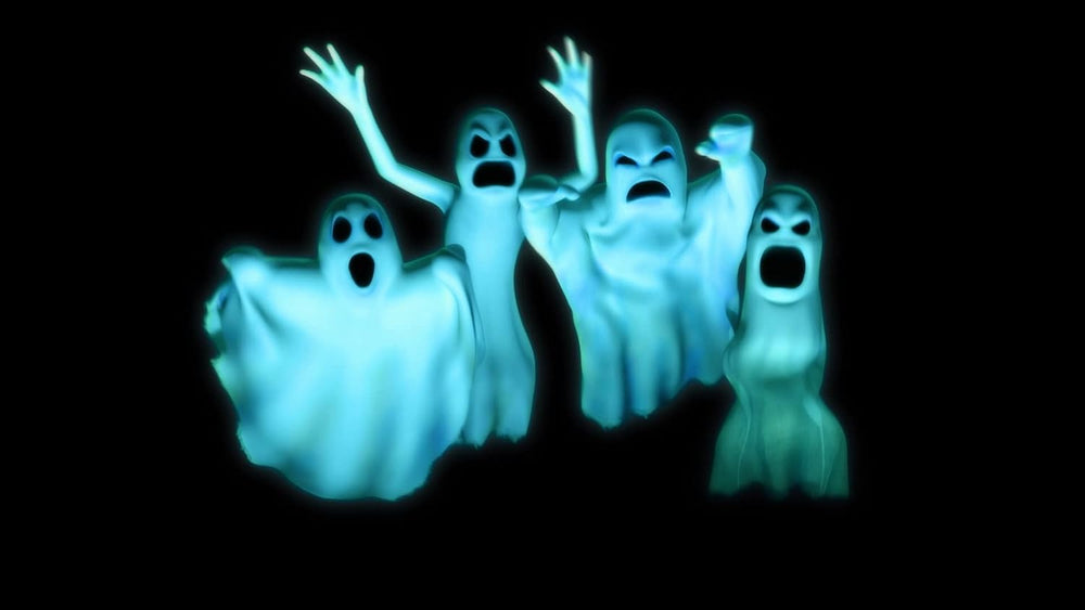 AtmosFXยฎ Halloween Hollusion Digital Decoration on USB Includes 8 Atmosfx Vid...