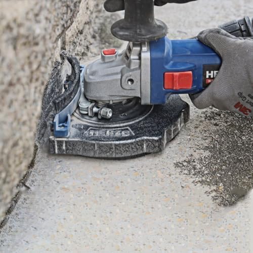 HERZO Aluminum Dust Shroud for Angle Grinder 4.5 inch and 5 Inch, Includes 5I...