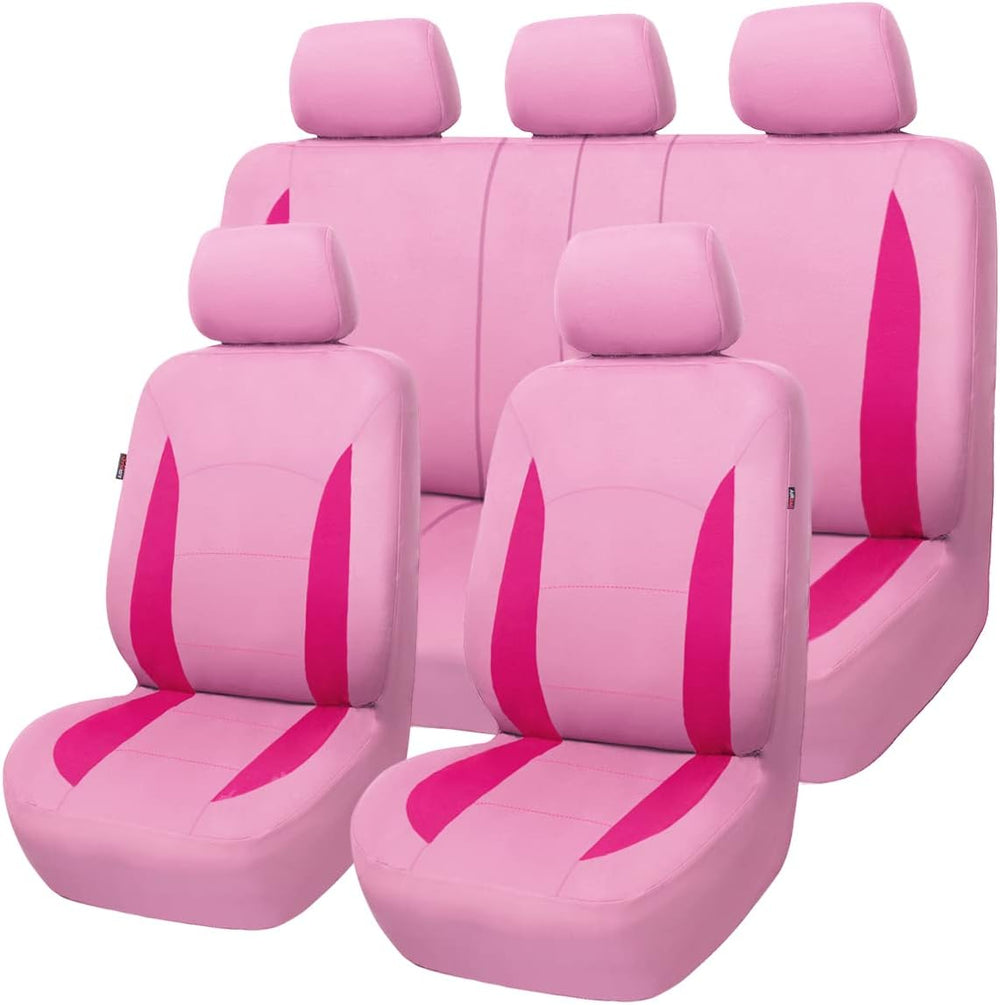 Flying Banner Car Seat Covers Front Seats Rear Bench Polyester car seat Prote...