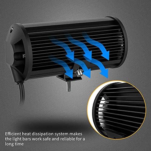 7 Inch LED Light Bars, LED Light Pods 156W 12000lm 12V 24V Offroad Driving Fo...
