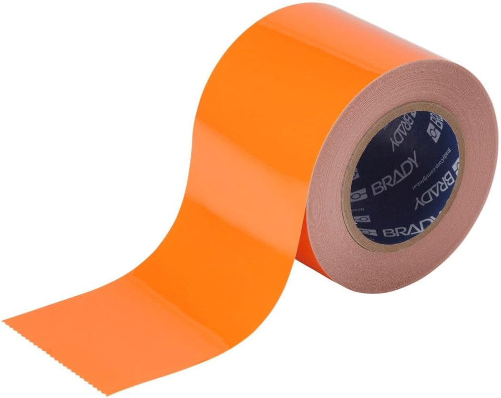 Brady ToughStripe Floor Marking Tape - Orange, Non-Abrasive Floor Tape - 2&qu...