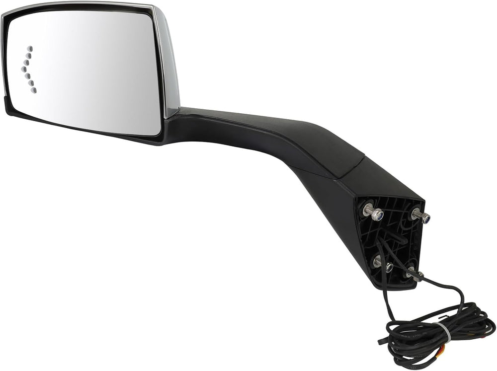 Driver Side Truck Hood Mirror Fits 2004-2018 for Volvo VNL/VN Series, Manual ...