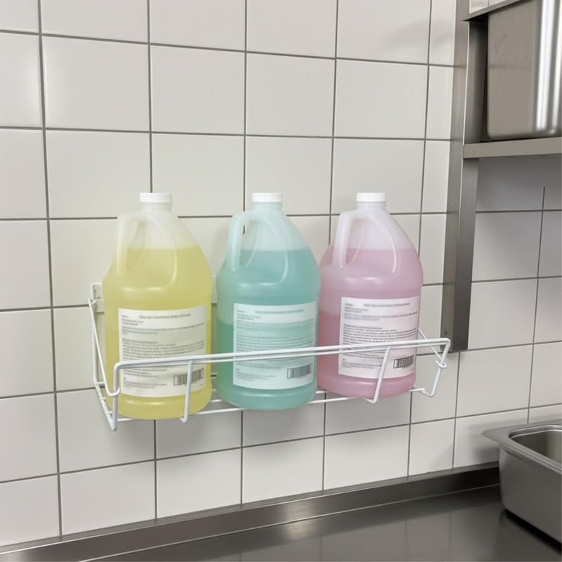 Wall Mount Jug Storage Rack โ Heavy Duty Wire Organizer for 1 Gallon Jugs โ S...