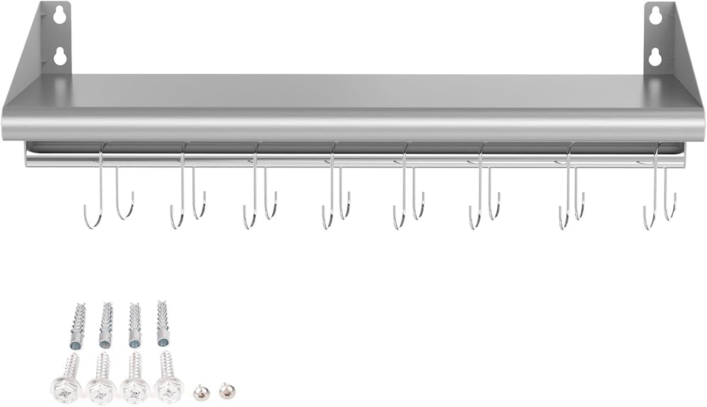 Skyflame Stainless Steel Floating Shelving