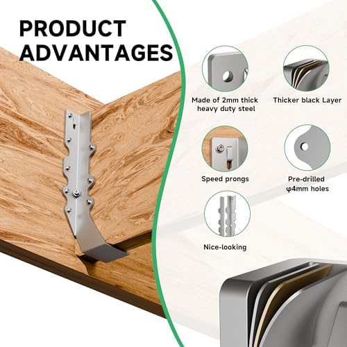 Heavy Duty 2X10 Joist Hanger 14 Gauge LU210 Galvanizing Face Mount Joist Hang...