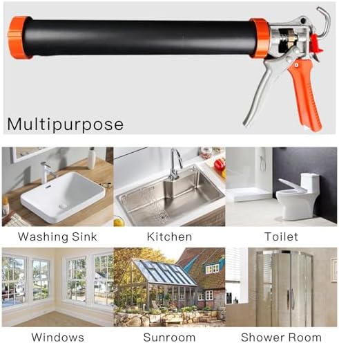 Sausage Caulking Gun | Dual‑Purpose for 20oz Sausage Foil & 10oz Cartridge