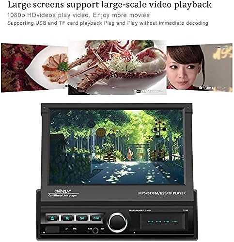 Hikity Single Din Touchscreen Car Stereo 7 Inch Touch Screen Car Radio