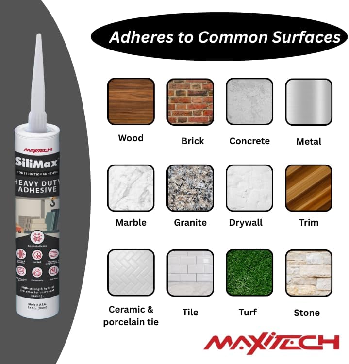 Construction Adhesive Heavy Duty- Industrial Strength Waterproof Adhesive