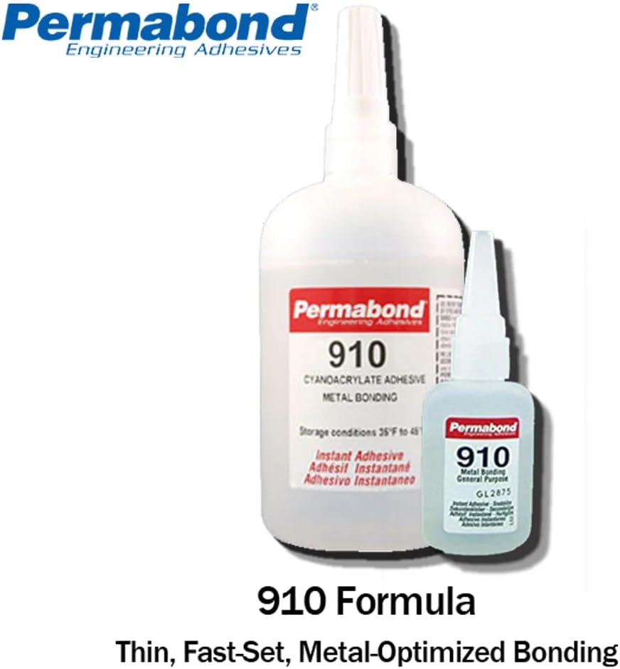 Permabond 910 (1oz Bottle) Instant Adhesive-Fast-Set Low Viscosity Thin Metal...