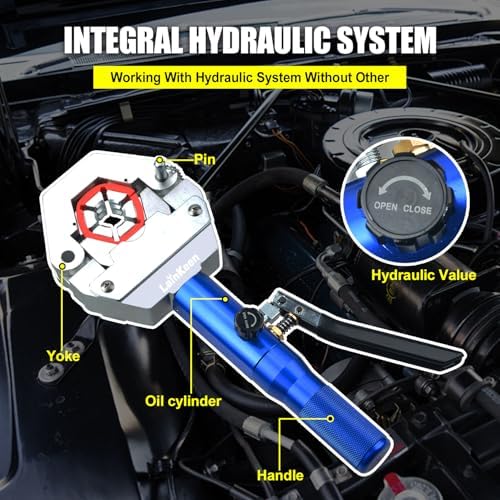 Hydraulic AC Hose Crimper Kit 71500 with Snap-On 7 Dies