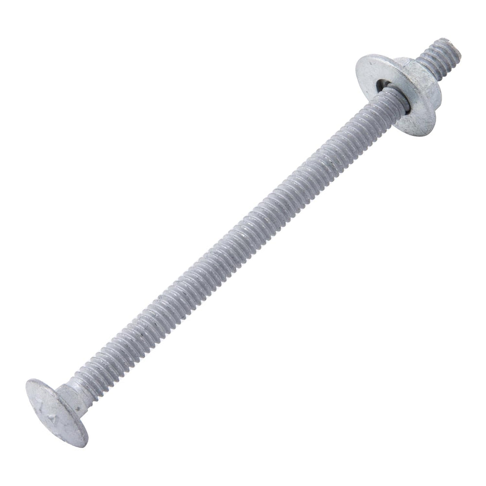 1/4" x 3-1/2" Carriage Bolts (100 PCS), Hot Dip Galvanized, Heavy D...