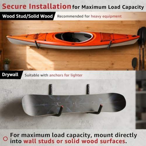 18-Piece Heavy Duty Garage Storage Hooks - 6x15โ Jumbo Garage Hooks with EVA ...