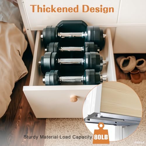 Probrico 10 Pairs 21 Inch Undermount Drawer Slides, Full Extension Concealed ...
