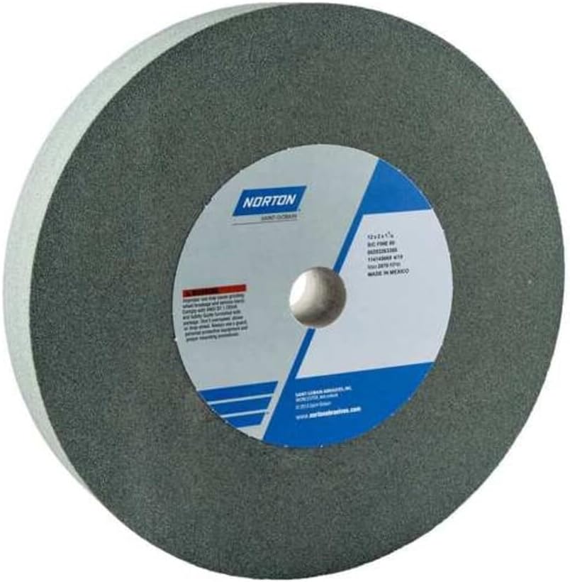 Norton Gemini Grinding Wheel, Crystolon Type 01 Bench and Pedestal Wheel, Fin...