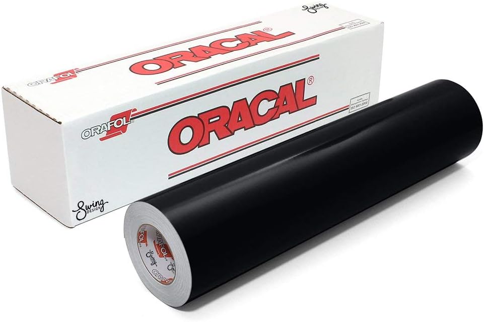 ORACAL 651 Glossy Vinyl Roll 24" x 30ft, Black