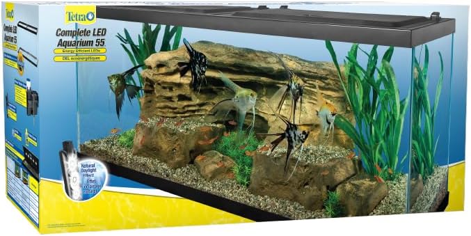 Tetra LED 55 Gallon Complete Fish Tank Kit for Freshwater Fish