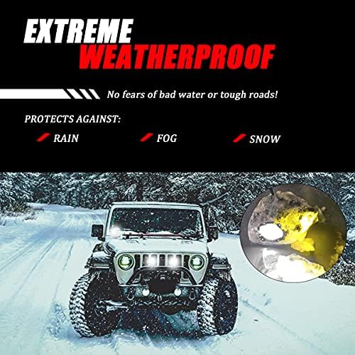 Chelhead Led Driving Lights, 2.7 inch Square 6500K Spot Beam Fog Lights 25W W...