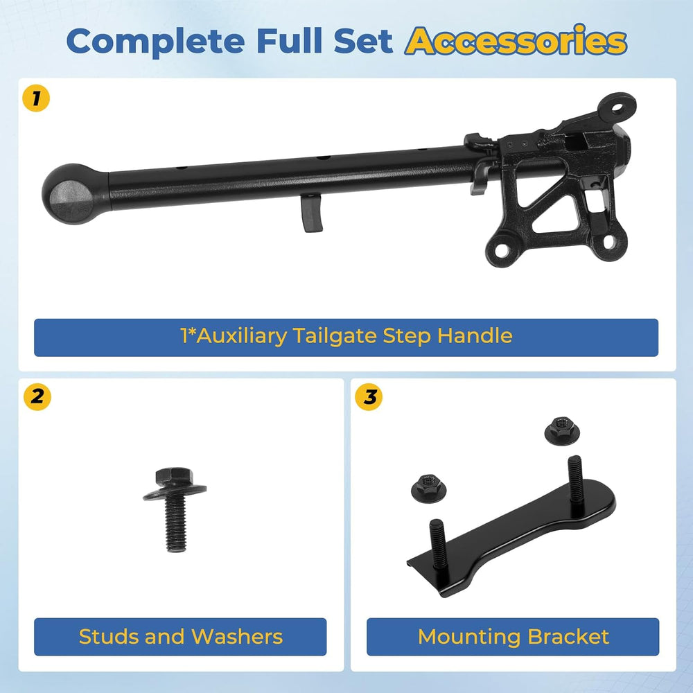 Auxiliary Tailgate Step Handle Compatible with Chevy Silverado & fit for ...