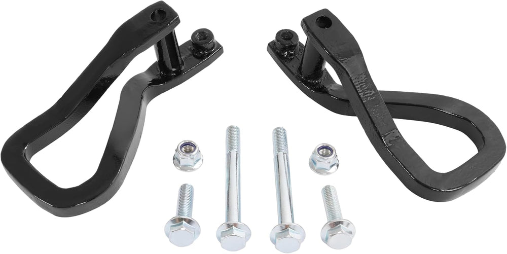 ALMULOO 2PCS Front Tow Recovery Hooks W/Bolts Compatible with 2019-2026 GMC S...