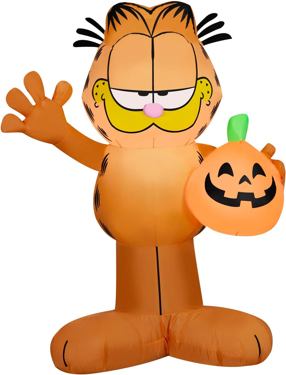 Gemmy Garfield Halloween Inflatable, 3.5 Ft Tall Lighted Yard Decoration with...