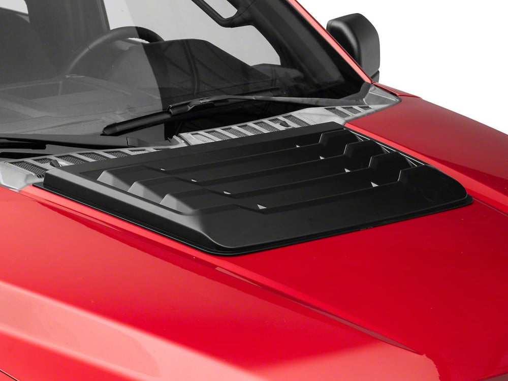 Raptor-Inspired Hood Scoop โ Matte Black ABS Truck Scoop | Louvered Off-Road ...