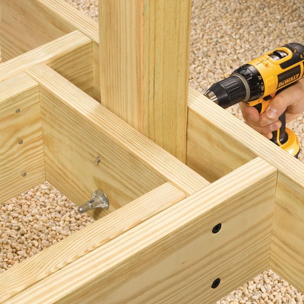 FastenMaster FMTHR007-24 ThruLOK Screw Bolt Fastening System, 7 Inches, 24-Co...