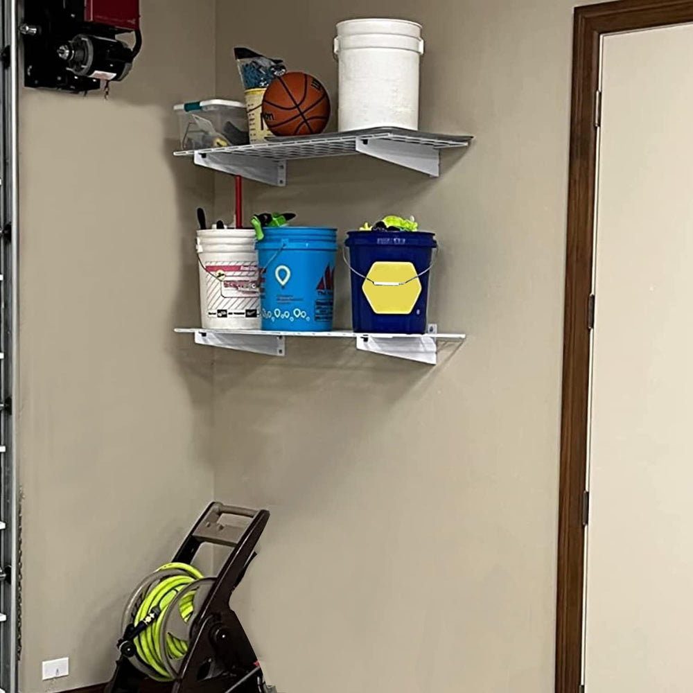 Wallmaster 15x45 Garage Wall Mount Shelves Heavy Duty Storage Shelves