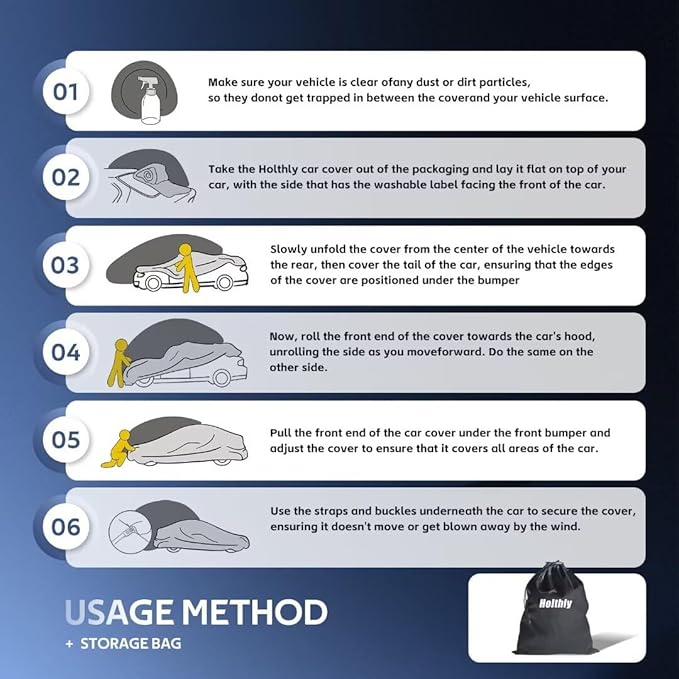 Holhtly Car Cover Custom Fit for Dodge Charger, Car Covers for Automobiles All