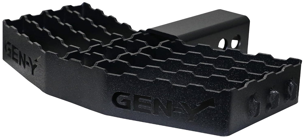 GEN-Y Hitch Serrated Hitch Step, Black, Fits 2-Inch Receiver | 400 LB Capacit...