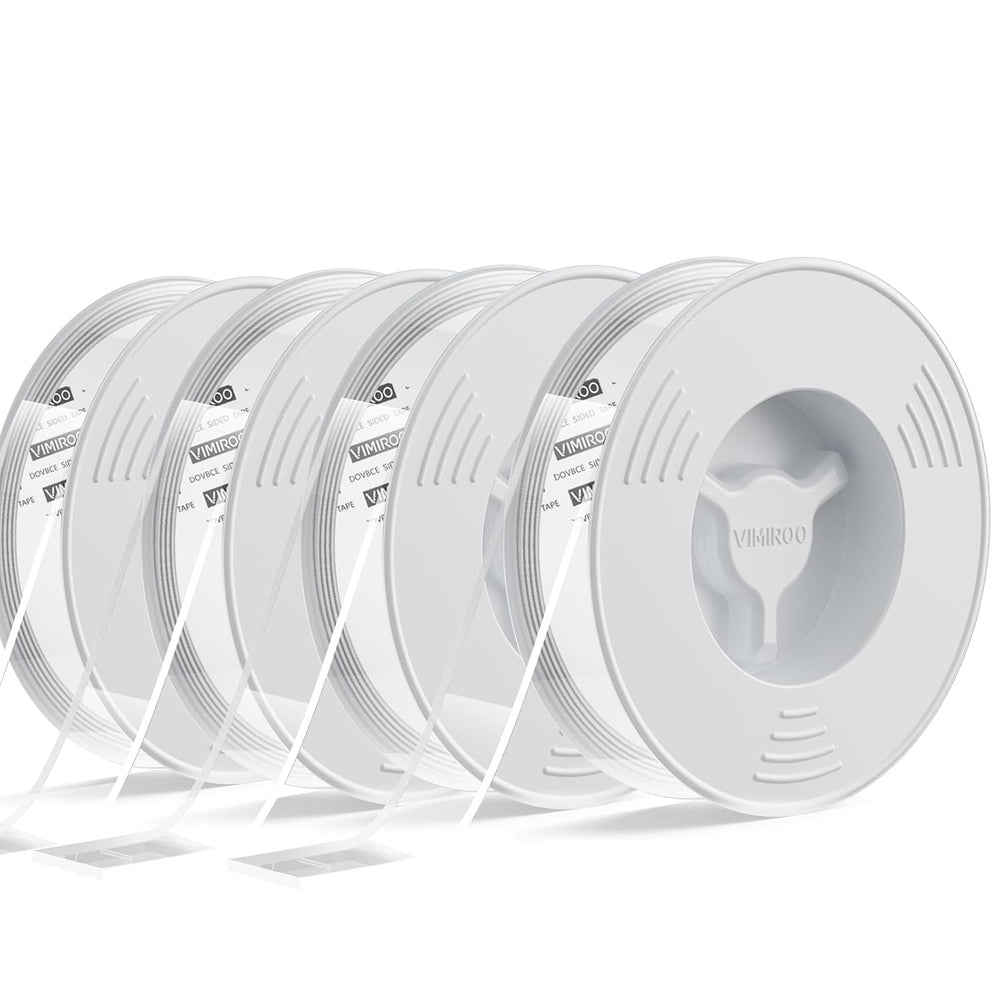 4 Pack Double Sided Tape Heavy Duty, Extra Large16.4FT Nano Double Sided Moun...