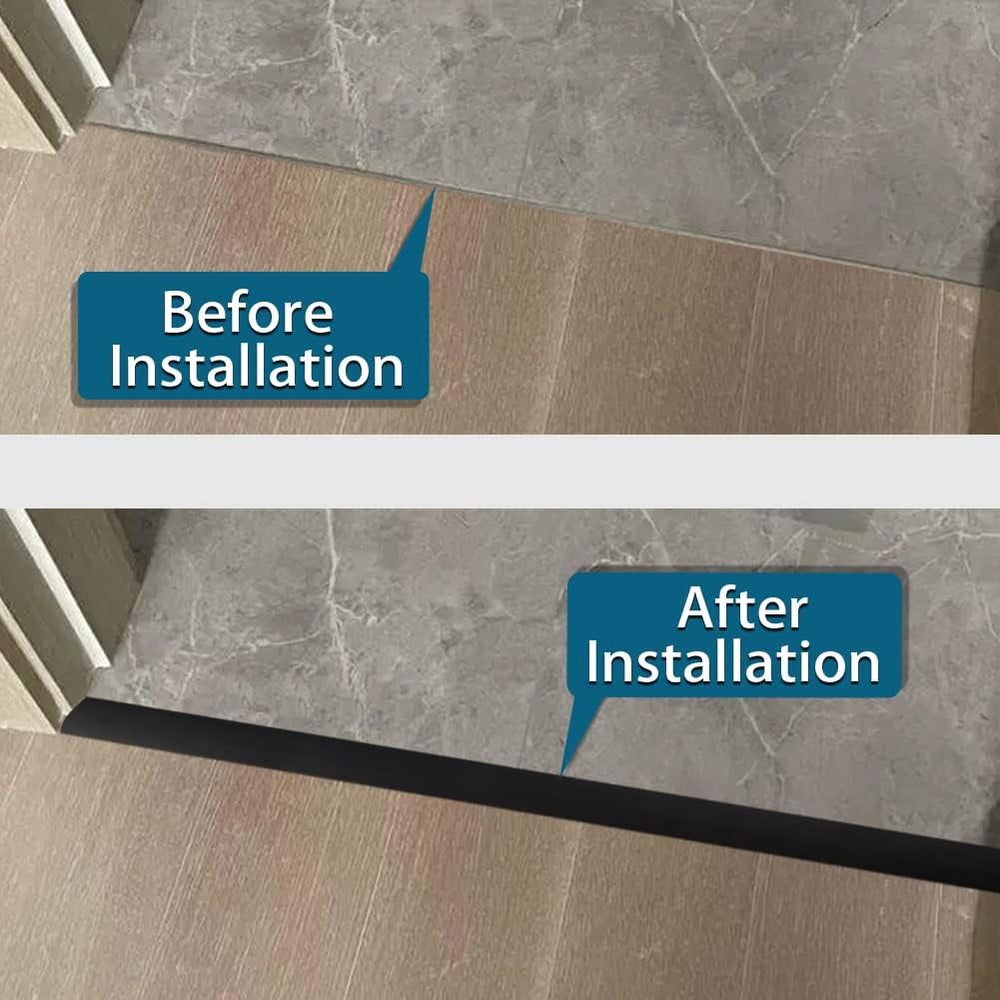 LSGCQ Vinyl Floor Transition Strip Self Adhesive 2" Wide, Pure Color