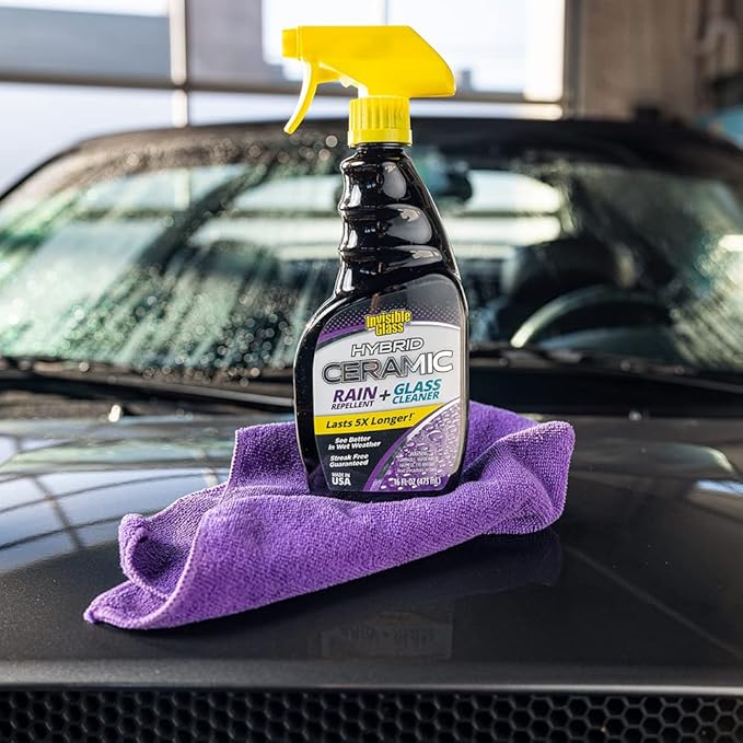 Invisible Glass 92183-6PK Hybrid Ceramic Rain Repellent and Glass Cleaner