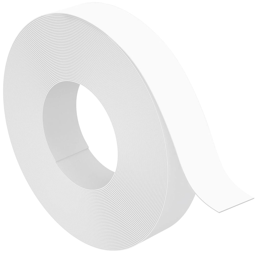White Edge Banding, 1 inch x 50ft roll of Veneer PVC Edge Banding Pre-glued F...